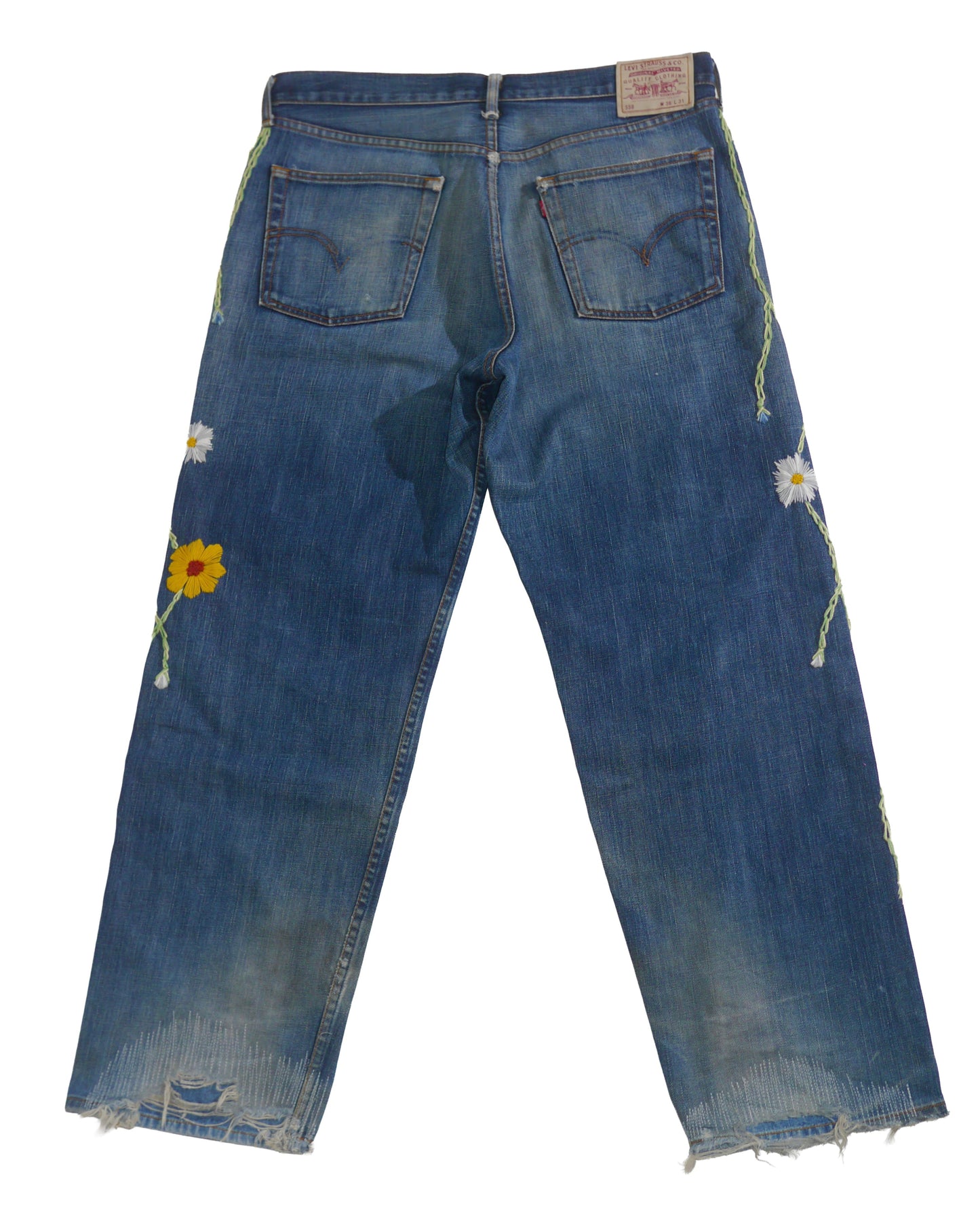 Flower Line Pants