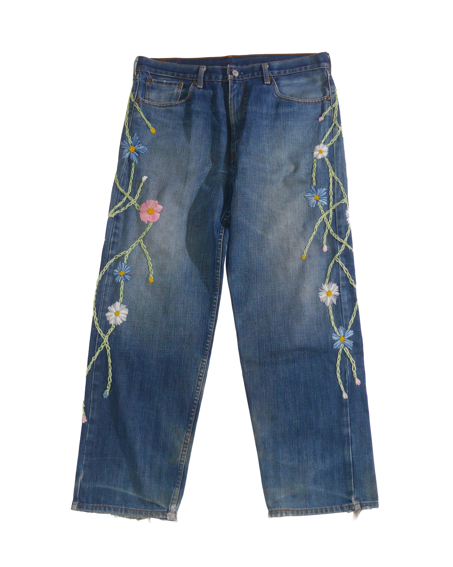 Flower Line Pants