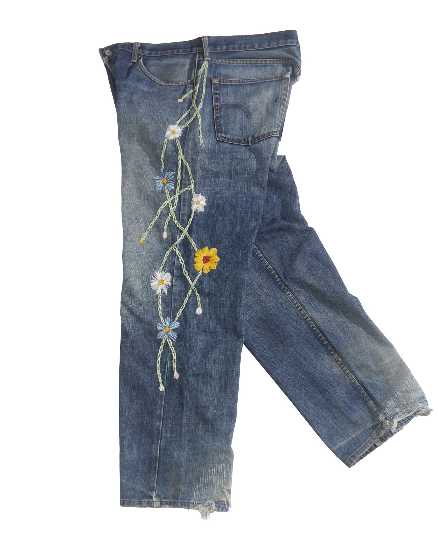 Flower Line Pants