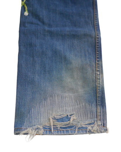 Flower Line Pants