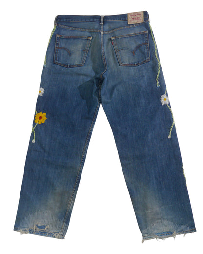 Flower Line Pants